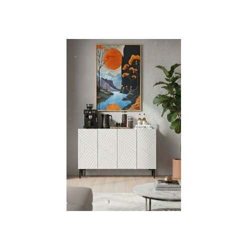 Hanah home konzola ferro 120 white Cene