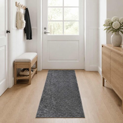  Tepih Antracit 50 x 400 cm 100% poliester 3 mm Mogu se prati Cene
