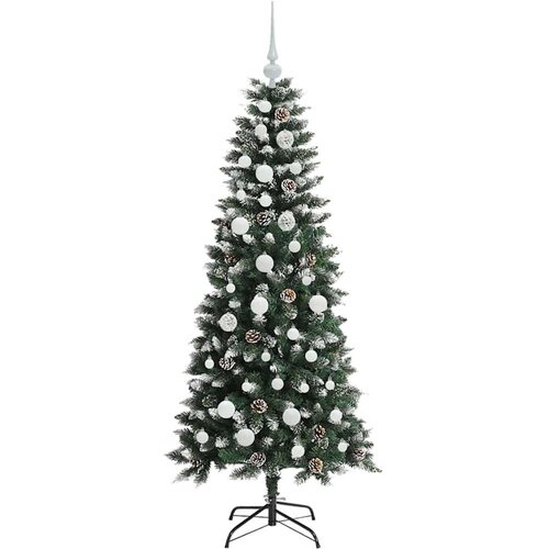 VidaXL Umjetno božićno drvce s stalakom Zelena 66 x 66 x 150 cm Slike