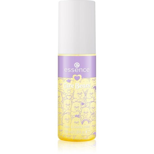 Essence Care Bears parfumska meglica za telo in lase za ženske 01 Feels Like A Hug 100 ml Slike