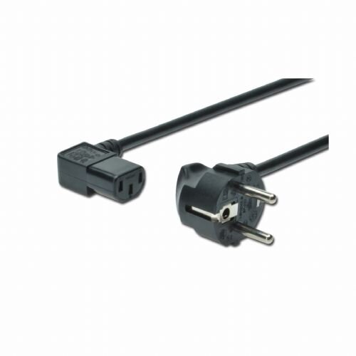 Digitus napajalni kabel , 220 v, euro, 2 m, kotni, črn Cene