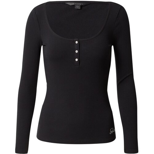 Guess LS KARLEE JEWEL BTN HENLEY Crna Slike