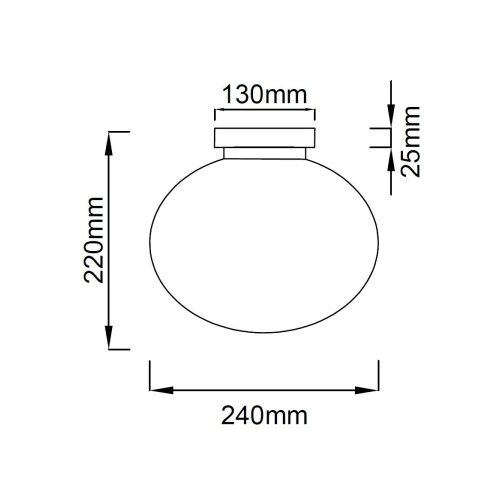  open design OR81145- plafonsko svetlo palla 1xE14/8W/230V prečnik 24 cm sjajni hrom Slike