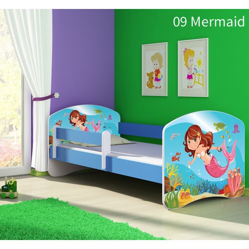  Otro&scaron;ka postelja ACMA z motivom, stranica modra 180x80 cm 09 Mermaid Cene