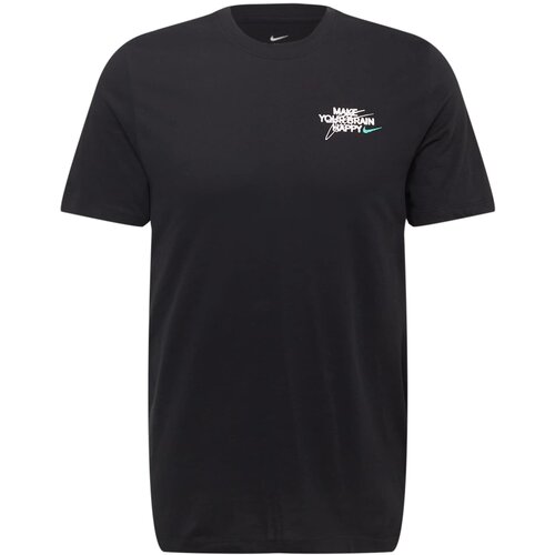 Nike Funkcionalna majica turkizna / črna / bela Slike