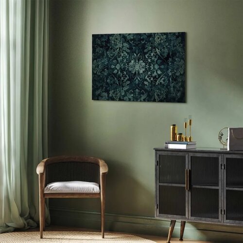  Slika - Oriental Pattern Carpet: Emerald Ornaments and Worn Patterns 60x40 Standard Slike