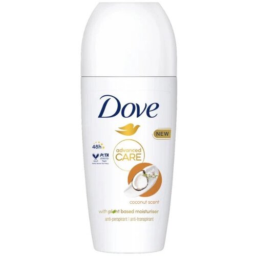 Dove Advanced Care ženski Roll On dezodorans Coconut 50ml Slike