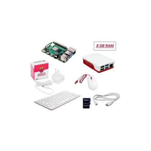 Raspberry Pi Desktop Kit 5 B 8 GB 4 x 2.4 GHz uklj. tipkovnica, uklj. mi&scaron;, uklj. noobs os, uklj. napajanj Cijene