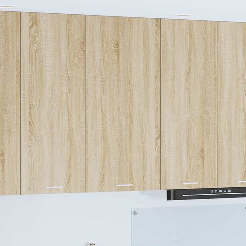 vidaXL viseći ormarić riga sonoma hrast i bijela 50 x 31 x 100 cm Cene