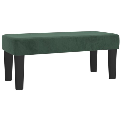 vidaXL Klop temno zelena 70x30x30 cm žamet, (20955217) Cene