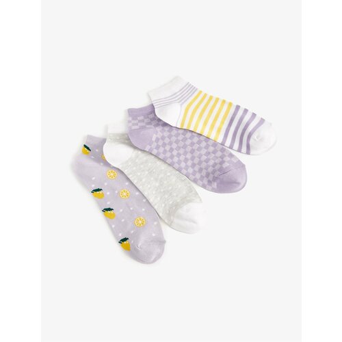 Koton 4-Pack of Booties Socks Multi Color Cene