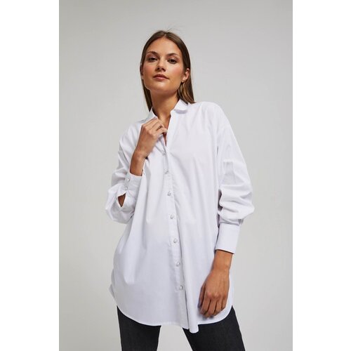 Moodo Oversize shirt with decorative buttons Cene