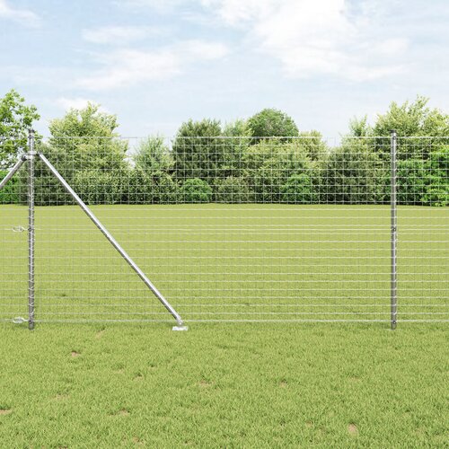 vidaXL stebri za ograjo s konico 52 kos Ø32 mm 160 cm cinkana jeklo Cene