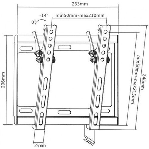 Oem tv nosač xt 05SS nagibni Cene