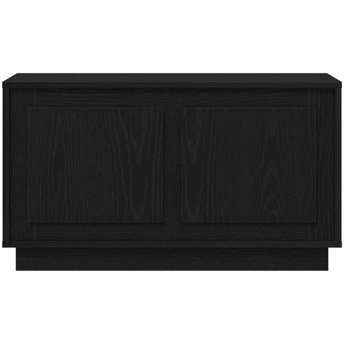 VidaXL TV kabinet Crni hrast Iverica 80 x 35 x 45 cm Centar za zabavu Slike