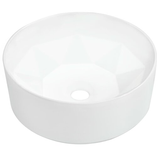 Maison Chic Umivalnik - Kopalna umivalnik - Lavabo iz keramike 36x14 cm bel, (21684903) Cene