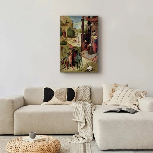  Slika - Hieronymus Bosch &amp;ndash; St. James and the Magician 40x60 Premium Print Slike