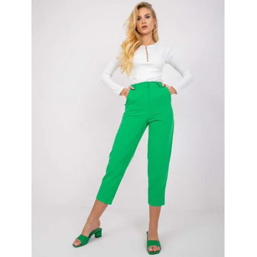 Fashion Hunters Richmond green fabric pants