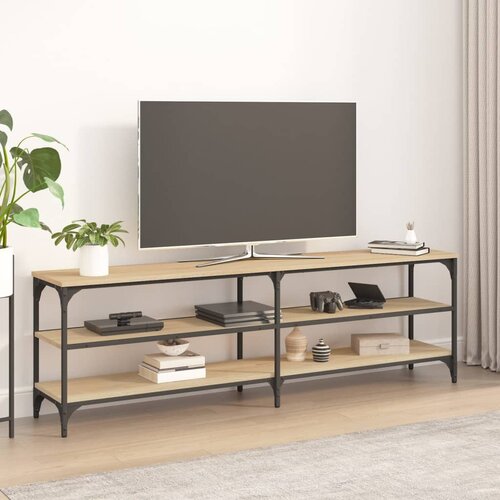 VidaXL TV ormarić boja hrasta 160x30x50 cm od konstruiranog drva Slike