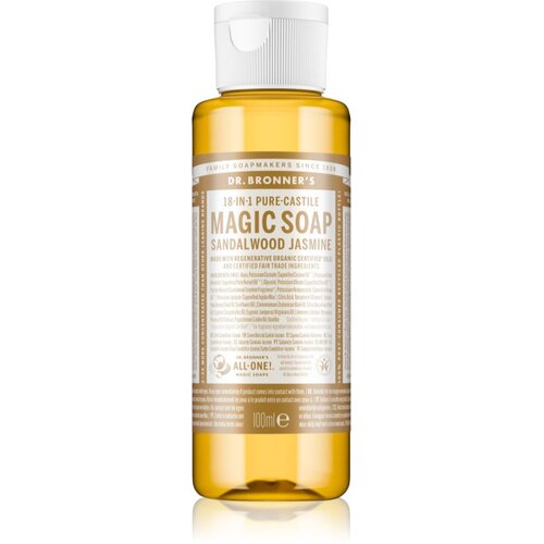 DR. BRONNER&amp;#039;S Sandalwood &amp;amp; Jasmine tekoče univerzalno milo 100 ml Slike