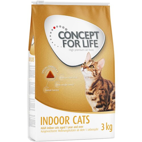 Concept for Life 10 % popust na suho mačjo hrano 3 kg! - Indoor Cats - izbolj&amp;scaron;ana receptura! Slike