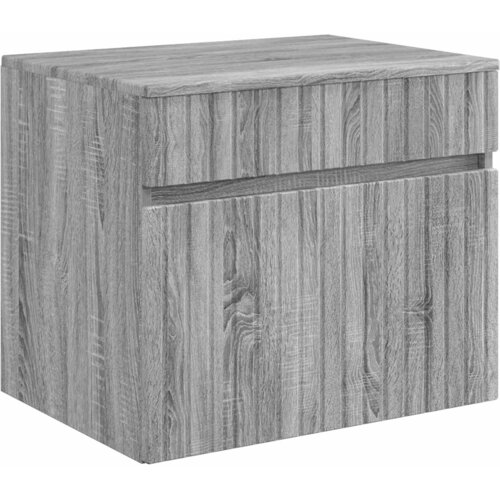 vidaXL Omejen kabineta za kopalnico Siva Sonoma 59 x 44,5 x 50 cm, (5000245045) Cene