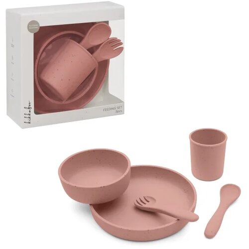 Kikka Boo Set za hranjenje beba KKB52045, 5 komada, Roze Slike