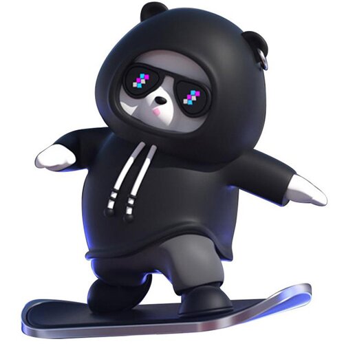  auto igracka jwd snowboard teddy, crna Cene