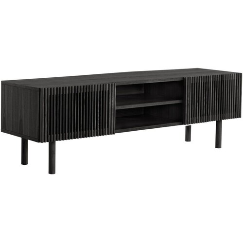 Jotex Crna TV komoda u dekoru jasena 160x50x43 cm Sion &ndash; Cijene