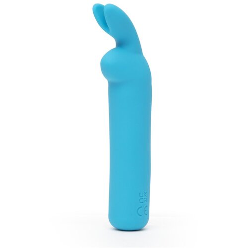 Happy Rabbit Bullet - vibrator sa štapićem zeca na baterije (plavi) Cijene