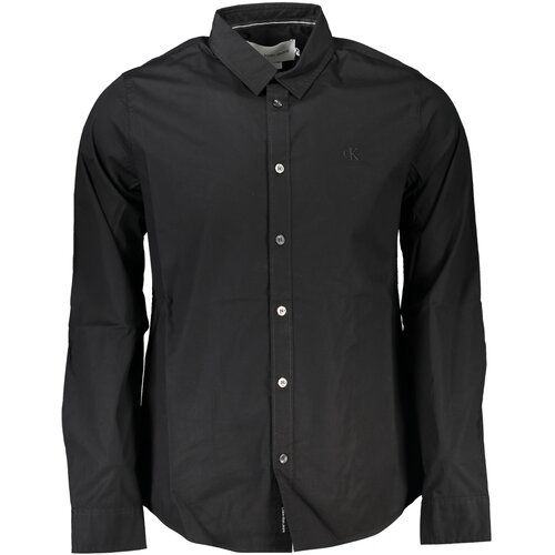 Calvin Klein MEN&amp;amp;#39;S BLACK LONG SLEEVE SHIRT Slike