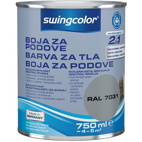 SWINGCOLOR boja za pod (plavosive boje, 750 ml) Cijene