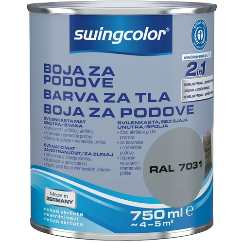 SWINGCOLOR boja za pod (plavosive boje, 750 ml)