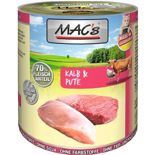 MAC's MAC´s Cat 6 x 800 g - Teletina & puran Cene