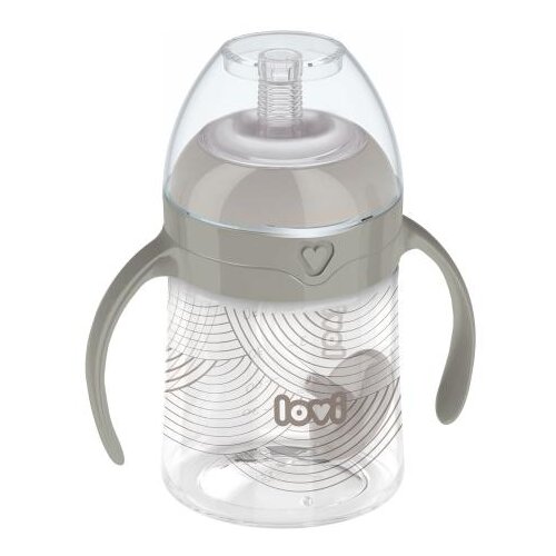 Lovi Harmony First Cup With Weighted Straw 6m+ šalica sa slamčicom i utegom 150 ml za otroke Cijene
