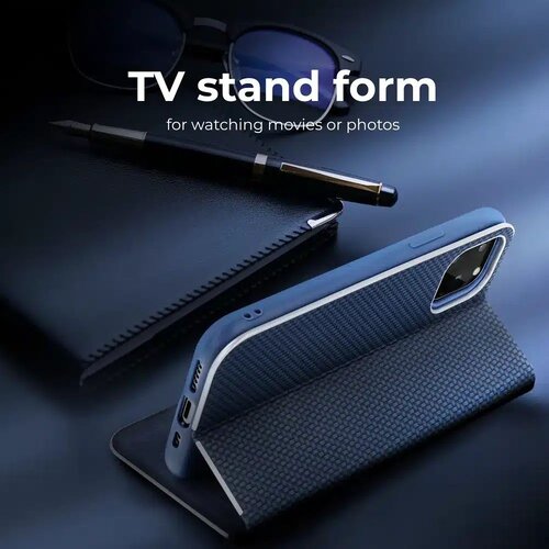 Luna Book Carbon futrola za XIAOMI Redmi NOTE 12 PRO Plus 5G plava Slike