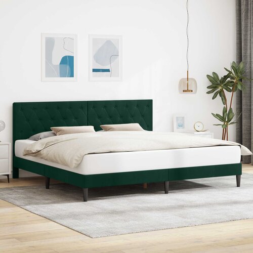  Krevetna konstrukcija Tamnozelena 180 x 200 cm Bar&scaron;un Cijene