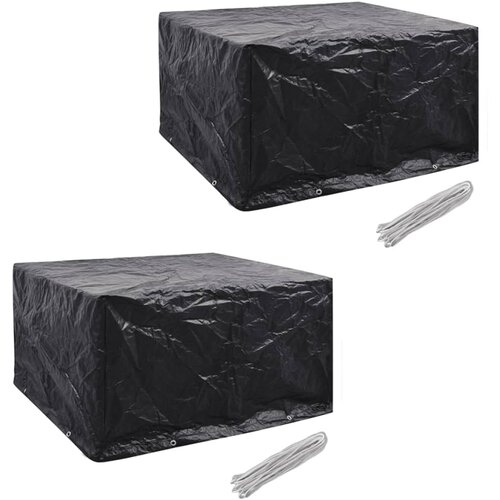 VidaXL Pokrivalo za vrtno pohi&amp;scaron;tvo 2 kosa z 8 obročki 172x113 cm, (20766590) Slike