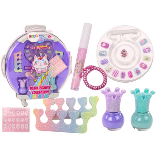  Dječji set kozmetike za nokte 9 kom - ljubičasti Cijene