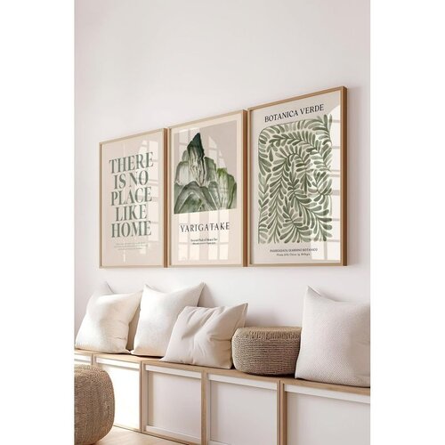 WALLXPERT Č-300770 - 3040 set dekorativnih slika u vi&scaron;e boja (3 komada) Cene