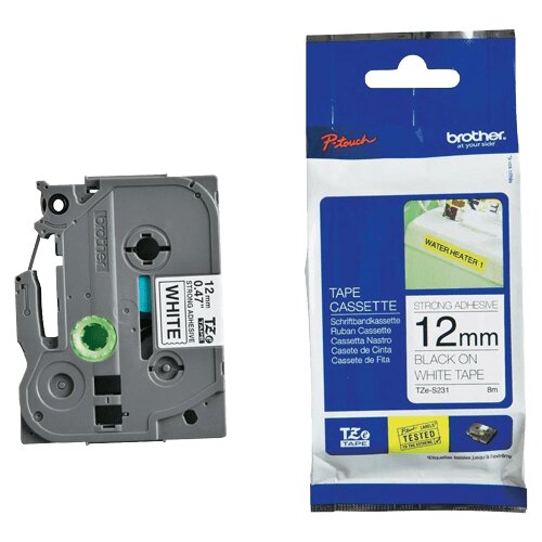 Brother Traka za štampač nalepnica - TZe-S231 12 mm x 8 m Slike