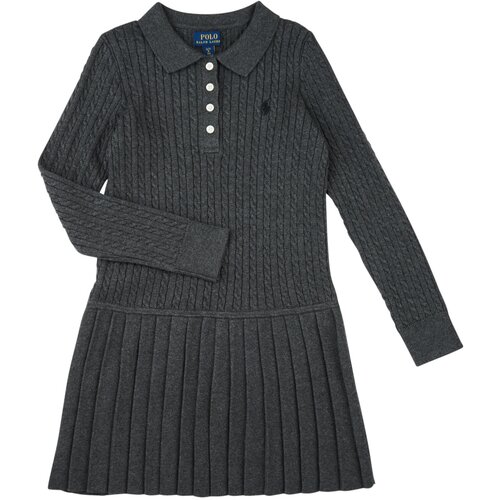 Polo Ralph Lauren Kratke obleke SWEATER-DRESSES Siva Slike