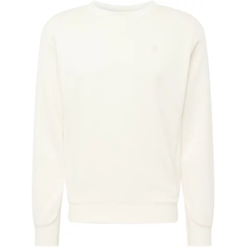 G-star Raw Sweater majica 'Premium Core' boja pijeska / tamo žuta / crna