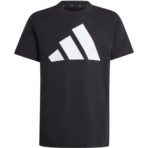 Adidas Funkcionalna majica &amp;#039;Essentials&amp;#039; črna / bela Slike