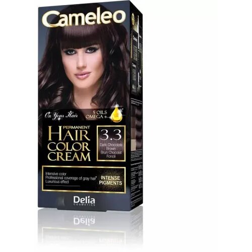 Cameleo farba za kosu omega 5 sa dugotrajnim efektom 3.3 - delia Slike
