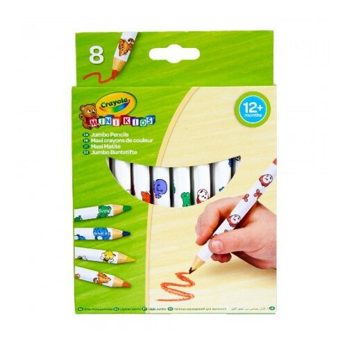 Crayola dzambo olovke 8 kom drvena bojica ( GAP256248 ) GAP256248 Slike