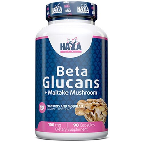 HAYA Labs Beta Glucans + Maitake Mushroom - 90 kapsula Cene
