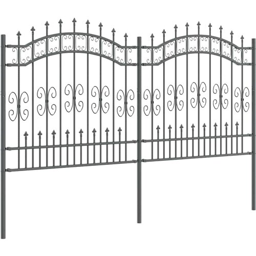  Vrtna Ograda KAMPEN 240 x 166 cm Mesh Siva Slike