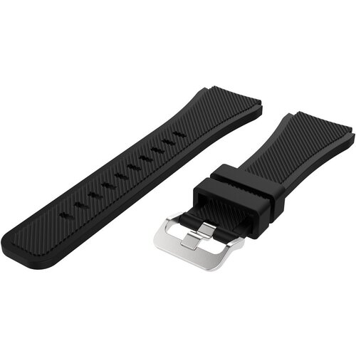  22mm silikonska narukvica za pametni sat - Black Cijene