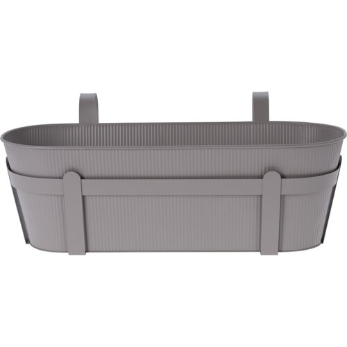  Metalna tegla ŽARDINJERA L37 CM BEŽ S DRŽAČEM Cene